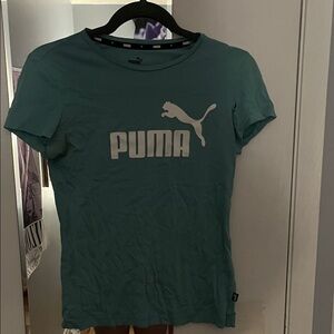 PUMA Women's Aqua Short Sleeve Tee